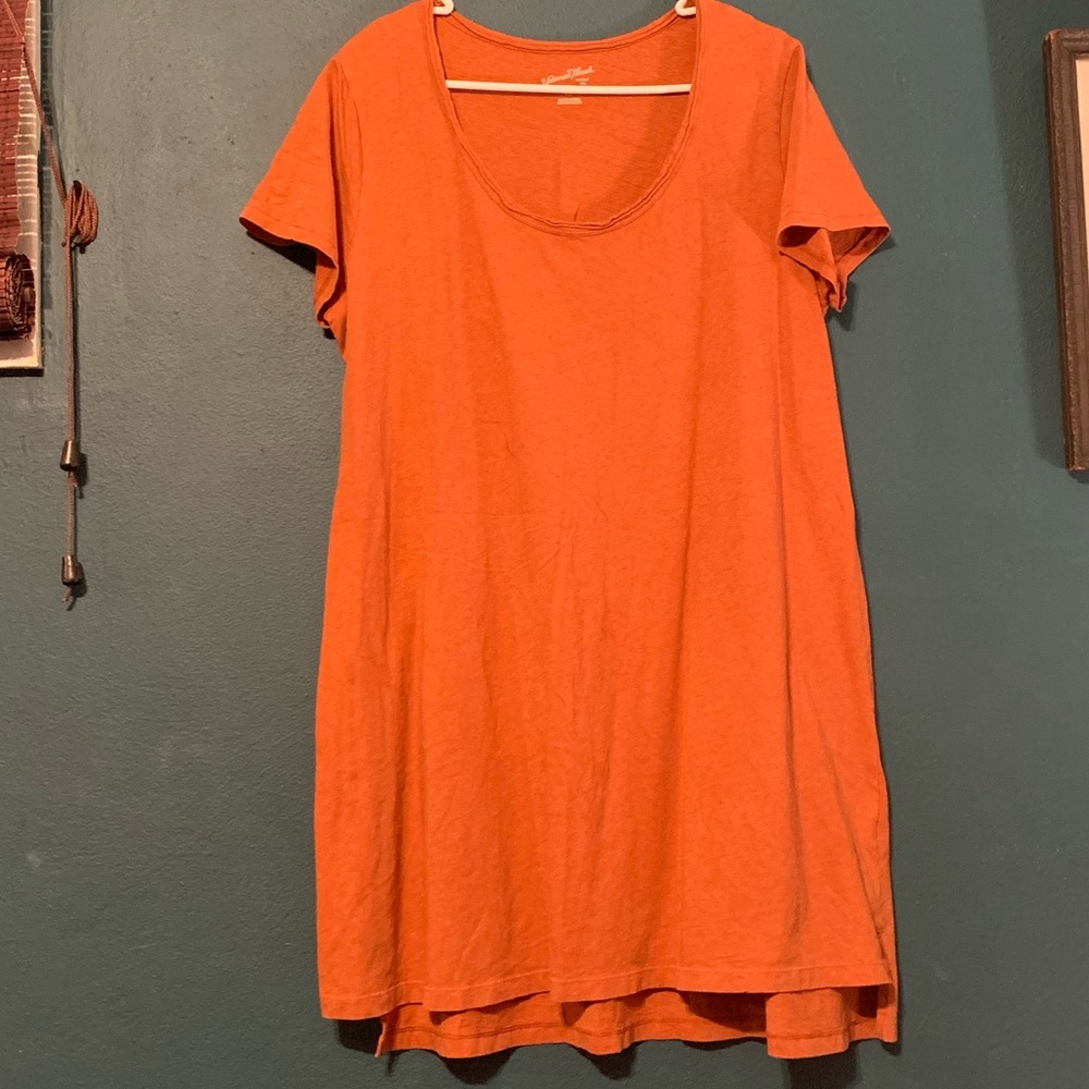 Burnt orange dress